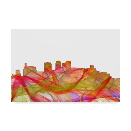 Marlene Watson 'Birmingham Alabama Skyline' Canvas Art,22x32